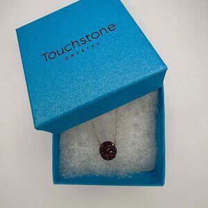 Touchstone Crystal by Swarovski Birthstone Necklace | February | NIB | Amethyst
